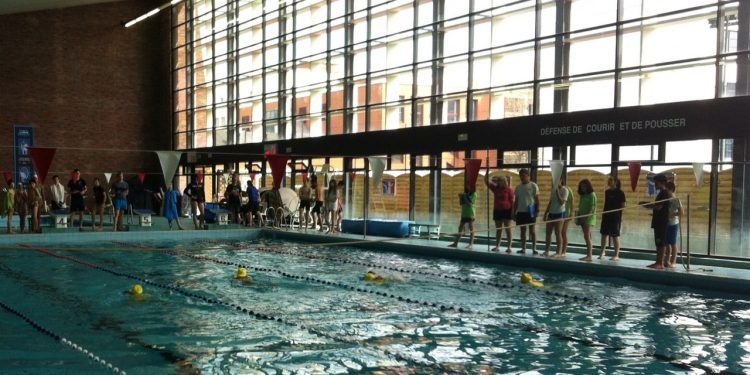 Championnat académique de natation UNSS à Clichy