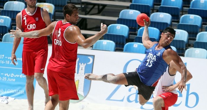 Beach handball : Les Bleus 7è et 11è à l’Euro