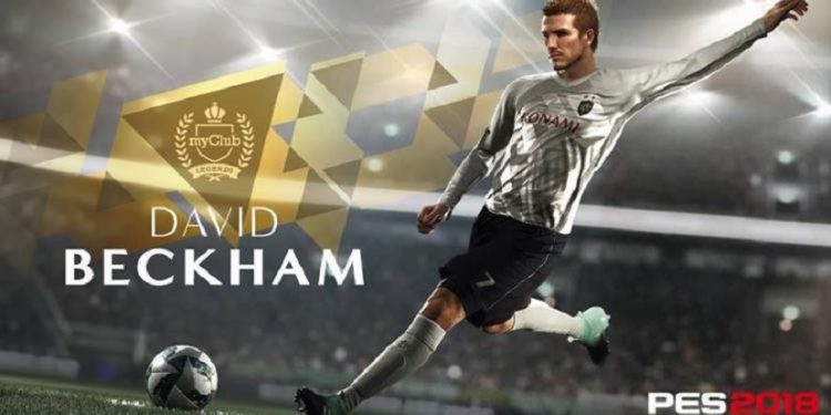 PES 2018 : David Beckham partenaire de Konami