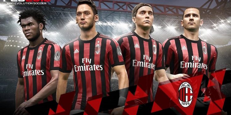PES 2018 : Accord signé avec l’AC Milan
