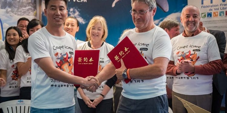 La Coupe Icare s’exporte en Chine !