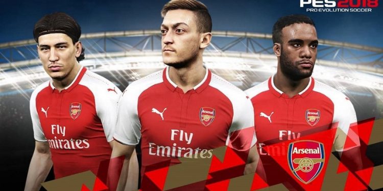 PES 2018 : KONAMI partenaire officiel d’Arsenal