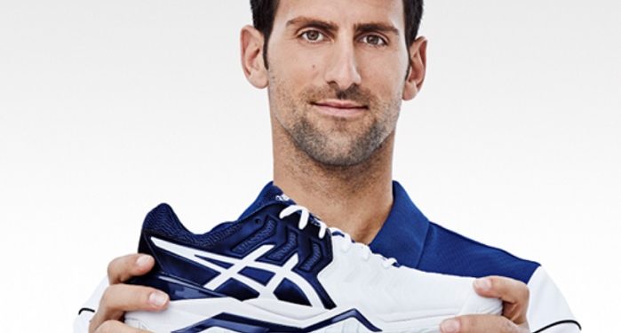 Un partenariat entre ASICS et Novak Djokovic