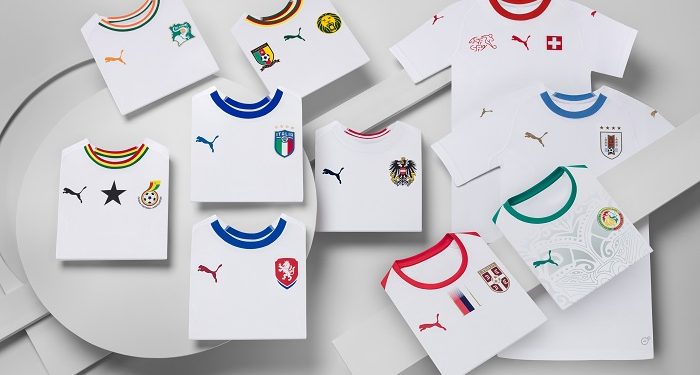 PUMA dévoile de nouveaux maillots des équipes nationales
