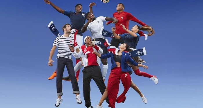 Nike et la FFF présentent les nouveaux maillots des Bleus