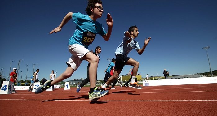 J-15 avant le Grand Prix National des Jeunes Handisport de Poitiers