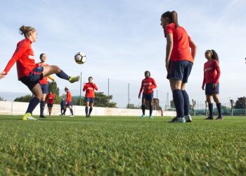 Les joueuses du Paris-Saint Germain en tournée américaine