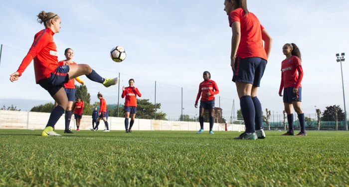 Les joueuses du Paris-Saint Germain en tournée américaine