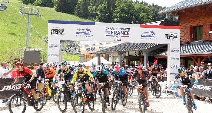 Succès pour les premiers Championnats de France de VTT AE