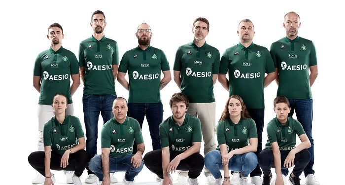 Le coq sportif dévoile les nouveaux maillots de l’ASSE 2018/2019