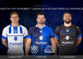 Le Castres Olympique dévoile ses nouveaux maillots