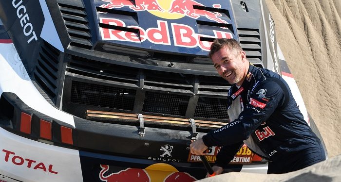 Sébastien Loeb au départ du Dakar 2019
