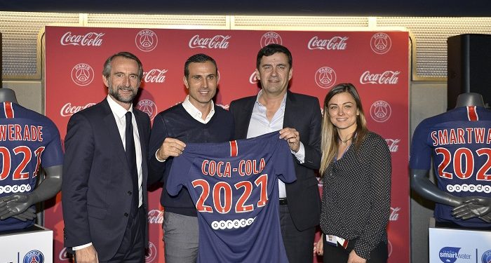 Le PSG et Coca-Cola demeurent partenaires