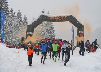 La Ruée des fadas dans la neige des Contamines