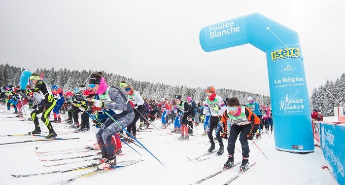 Les jeunes ont lancé la 41e Foulée blanche