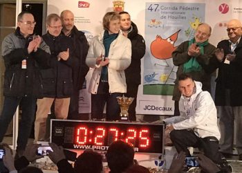 Record d’Europe 10 km à la corrida de Houilles