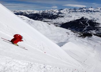La présentation des championnats du monde FIS de ski de vitesse