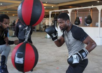 Doudou Ngumbu  prépare sa finale des championnats du monde de WBC