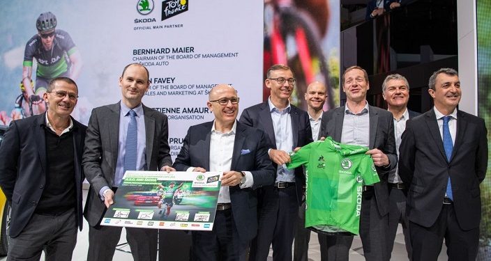 SKODA reste partenaire majeur du Tour de France