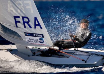 Jean-Baptiste Bernaz au Championnat d’Europe de voile laser