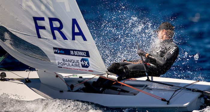 Jean-Baptiste Bernaz au Championnat d’Europe de voile laser
