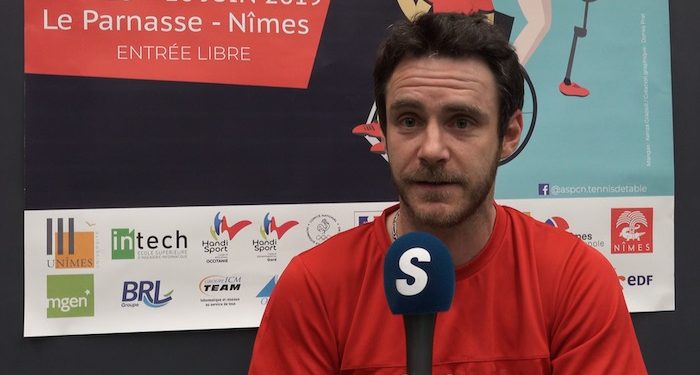 Championnat de France tennis de table handisport : Alexandre Delarque
