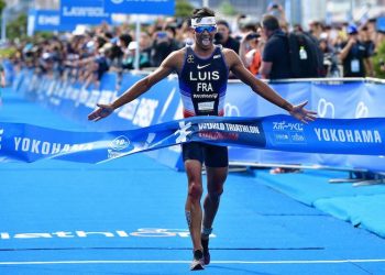 Les Bleus au départ du World Triathlon Series 2019 à Leeds
