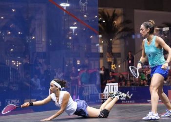 Camille Serme en finale du PSA World Tour de squash