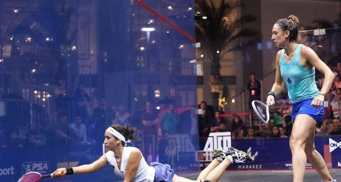 Camille Serme en finale du PSA World Tour de squash