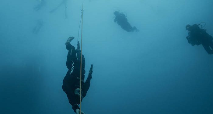 Morgan Bourc’his bat deux records de France d’apnée