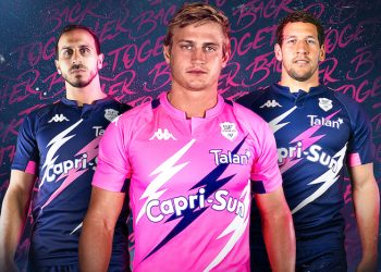 Rugby : les nouveaux maillots du Stade Français Paris dévoilés