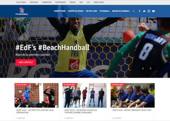 La Fédération française de handball se dote d’un nouveau site