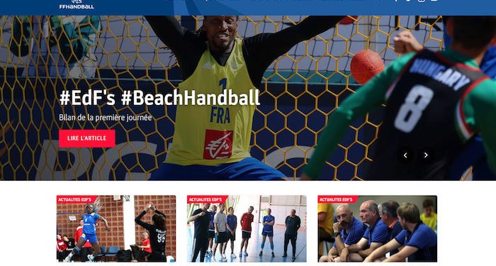 La Fédération française de handball se dote d’un nouveau site