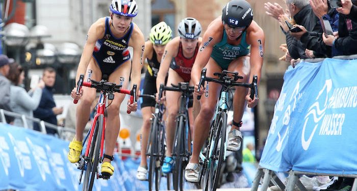 World Triathlon Series : trois médailles françaises à Hambourg