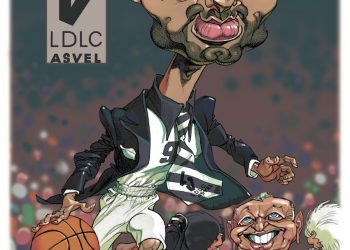 Le dessin du mois : Tony Parker et Jean-Michel Aulas