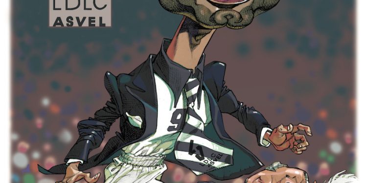 Le dessin du mois : Tony Parker et Jean-Michel Aulas