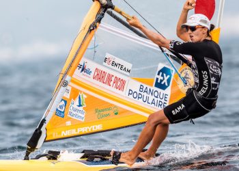 Charline Picon gagne l’argent en RS :X lors du Test Event