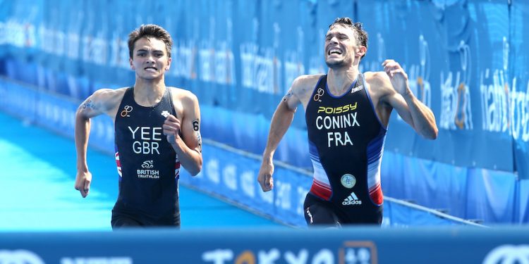 Les Français en or sur le relais mixte