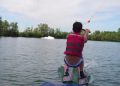 Sports de plein air : téléski nautique en Bourgogne