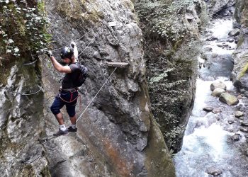 Via ferrata, traversées historiques