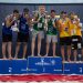 Le podium du World Tour 1* de Montpellier de beach-volley