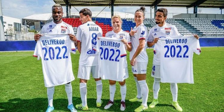 Deliveroo nouveau partenaire majeur de l’Olympique Lyonnais