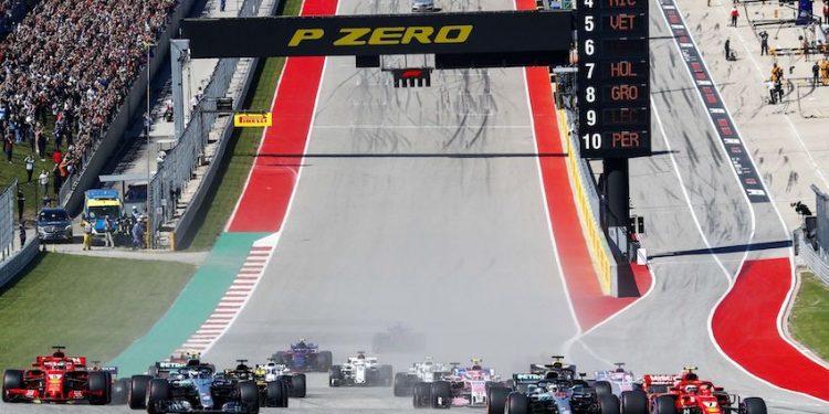 Formule 1 : le programme du Grand Prix des Etats-Unis 2019