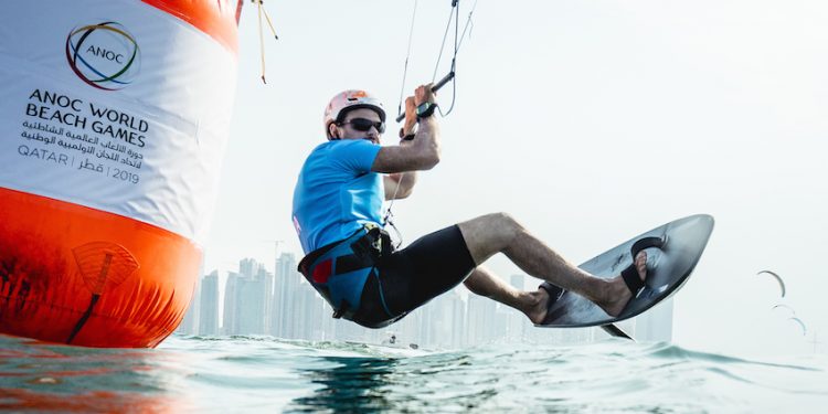 Nicolas Parlier en argent aux World Beach Games de voile