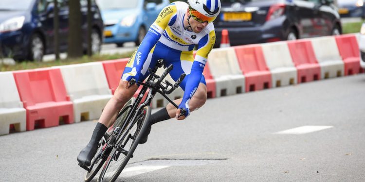 Le cycliste Piet Allegaert arrive à Cofidis