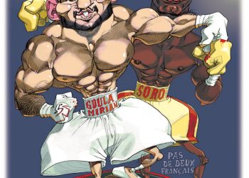 Le dessin du mois : Arsen Goulamirian et Michel Soro