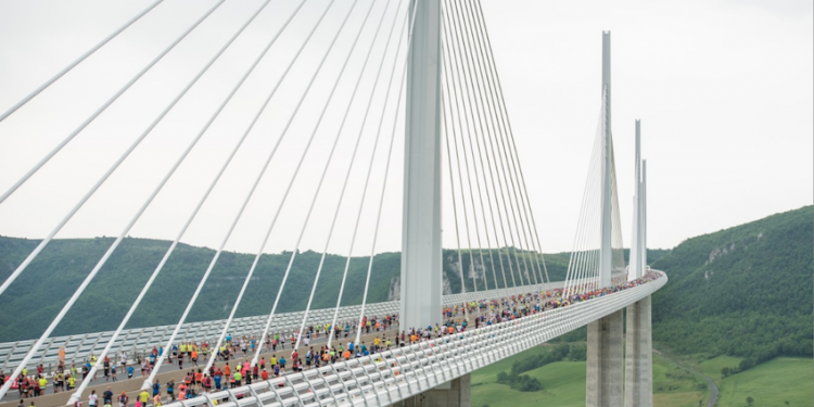 Le parcours de la Course Eiffage du Viaduc de Millau 2020 est connu