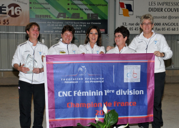 Les féminines de Palavas Pétanque championnes de France