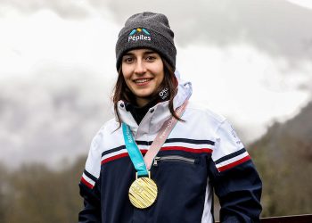 Perrine Laffont nouvelle porte-drapeau de la MGEN