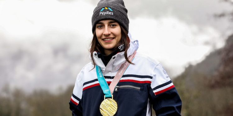 Perrine Laffont nouvelle porte-drapeau de la MGEN